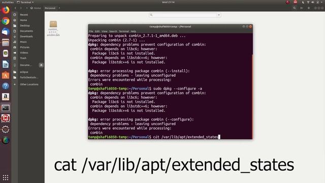 How to Fix Dependency Problems - Leaving Unconfigured смотреть онлайн