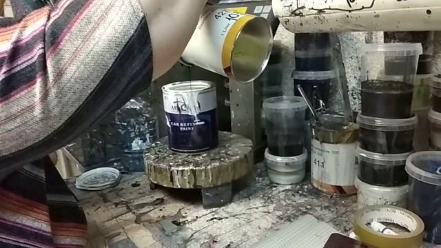 Приготовление краски для марки Ява 350/634/7. смотреть онлайн