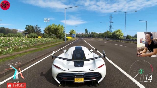 Forza Horizon 4 Top Fastest Cars - Koenigsegg Jesko vs Ferrari 599xx Evolution Top Speed Battle смотреть онлайн