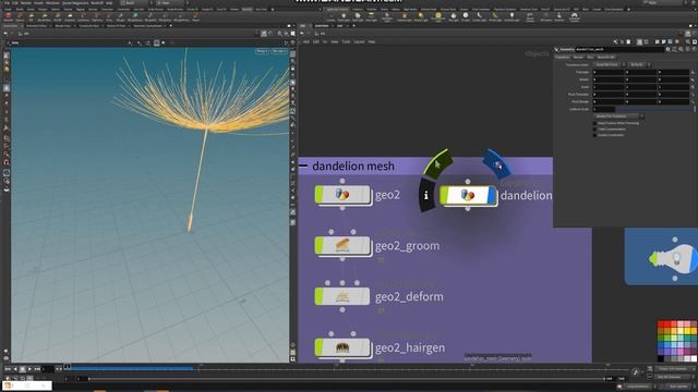 Houdini Beginner Tutorial Making of Dandelion Blowing Particles.mp4 смотреть онлайн