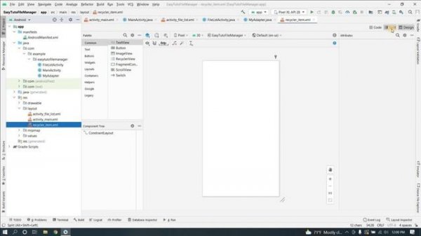 File Manager Application | Android Studio Tutorial | 2023