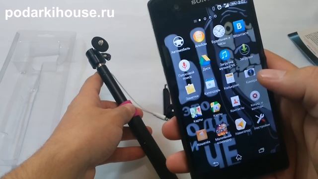 Monopod с кнопкой на проводе смотреть онлайн