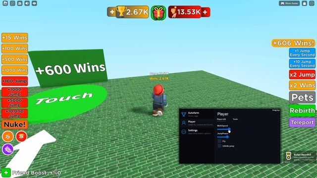 BEST Every Second You Get +1 Jump Power SCRIPT (Autofarm Towers, INF WINS!, Fly, Walkspeed + MORE!) смотреть онлайн