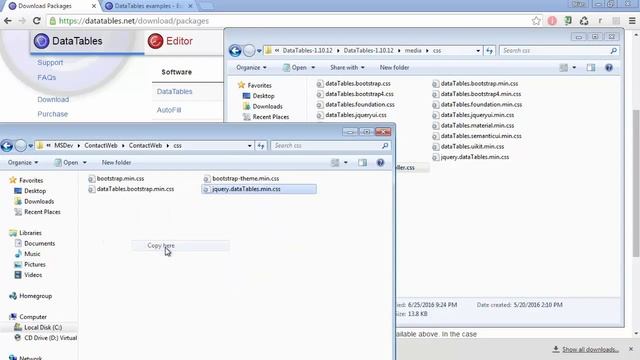 ASP.Net MVC Quickstart [0010]: Get DataTables.js смотреть онлайн