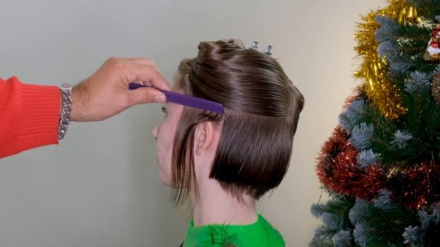 Как правильно стричь треугольный боб