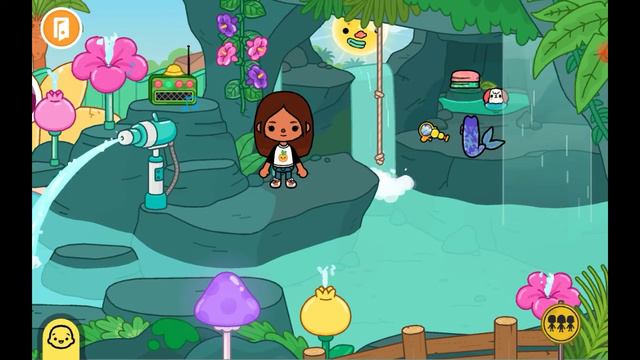 Обзор на локацию аквапарк. Тока бока. Toca boca. Cherry Toca смотреть онлайн