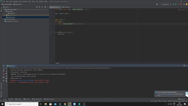 Building a Simple Python based web app - using Flask смотреть онлайн
