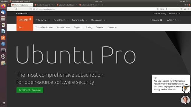 Ubuntu Pro disponible pour tous ! Actu et démo смотреть онлайн