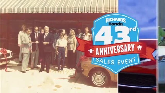 Richards Honda 43rd Anniversary Sale-Accord Special смотреть онлайн