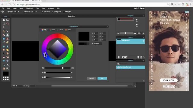 Pixlr Editor Tutorial смотреть онлайн