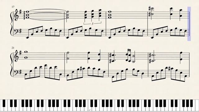 Dirtmouth (Hollow Knight) [Piano Sheet Music] смотреть онлайн