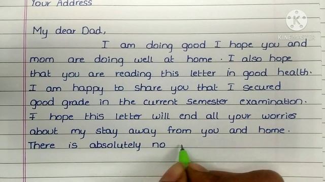 A letter to my father||Informal letter to your father in English смотреть онлайн