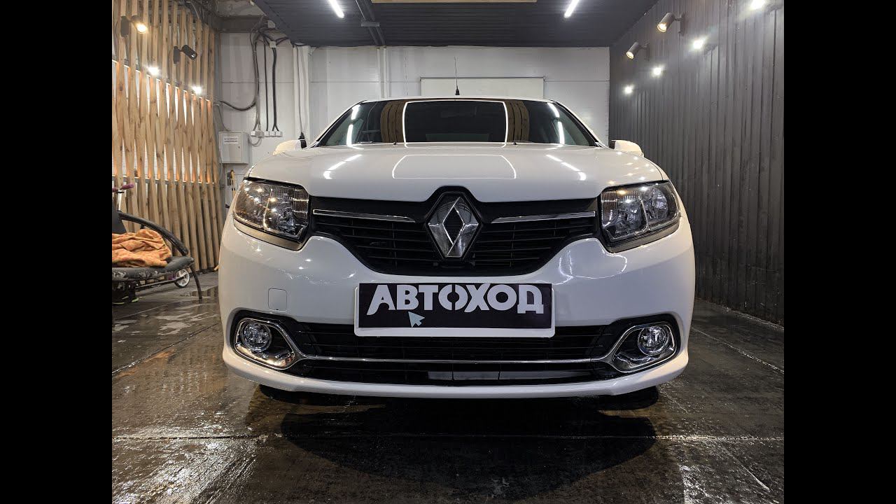 Обзор на Renault Logan 2017 Белый смотреть онлайн
