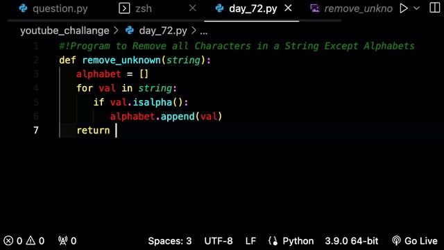 python DAY 72 | Remove all special characters from string. смотреть онлайн