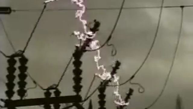 345kv Electrical Switch комутация высоковольтной сети, электрический разряд смотреть онлайн