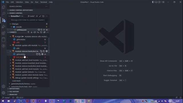 #2. Работа с сабмодулями Git в VSCode смотреть онлайн