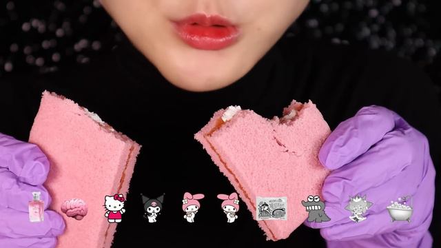 1HOUR EMOJI EATING ASMR FOR SLEEP, RELAXING EATING ASMR 💙