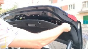 Заміна лампочок підсвітки номера KIA Optima 2016