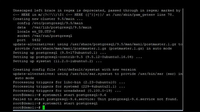 Installing PostgreSQL under Debian and creating sample user and database смотреть онлайн