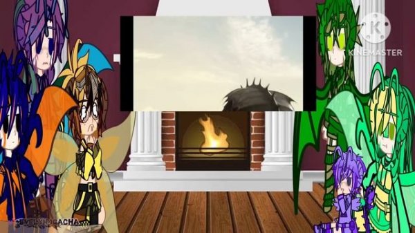 Wings of Fire react to Toothless and Hiccup vs the Bewilderbeast