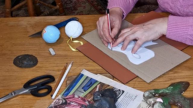 Новогодняя маска из папье-маше смотреть онлайн