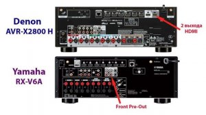 АВ-ресивер Denon AVR-X2800H - самый популярный и оптимальный ресивер 2023г. Сравнительный обзор.