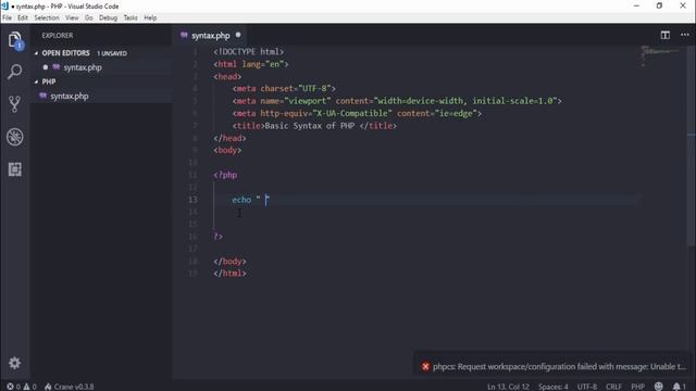 Php Programming Tutorial For Beginners 02 of 30 смотреть онлайн