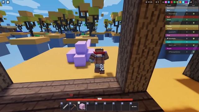 Trick Or Treat Challenge on Roblox Bedwars... смотреть онлайн