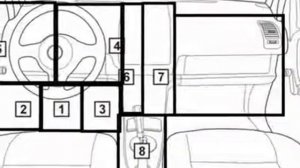 Ford Focus Ii  2004 11 2007 12 Diagnostic Obd Port Connector Socket Location Obd2 Dlc Data Link 515