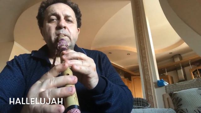 Поздравляю с Пасхой, Hallelujah, на флейтах собственного изготовления смотреть онлайн