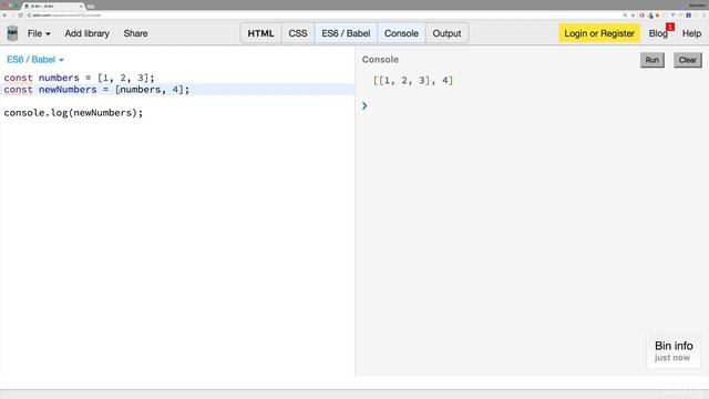 next gen javascript 07 using spread and rest operators смотреть онлайн