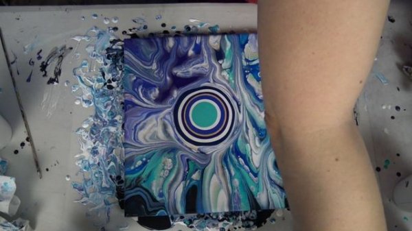 (286) Wrecked bloom / Fluid art / Abstract painting