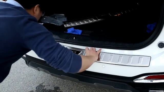 Комплект накладок на порог (хром) для GAC Trumpchi GS5 2020- смотреть онлайн