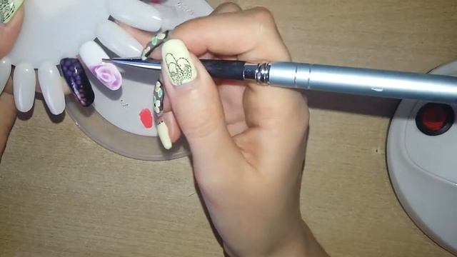 Как сделать дизайн по мокрому любыми гель лаками смотреть онлайн