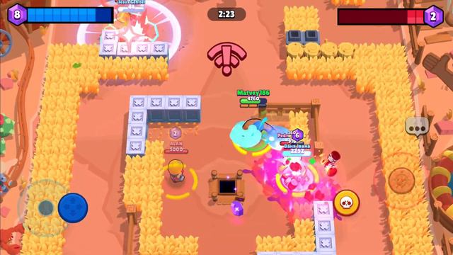 BRAWL STARS | HIDING IN BUSHES AND BEATING OPPONENTS WITH EL PRIMO IN GEM GRAB GAME MODE! смотреть онлайн