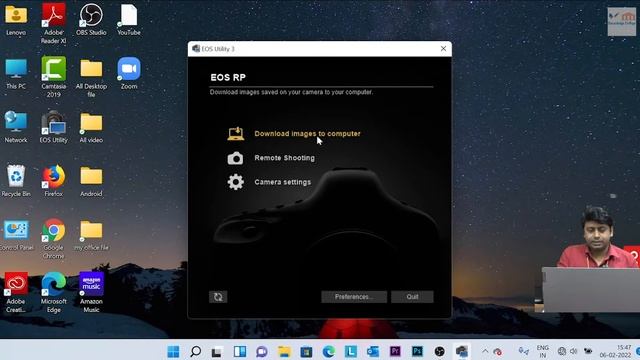 How to connect canon camera to computer using WIFI- Canon EOS Utility смотреть онлайн