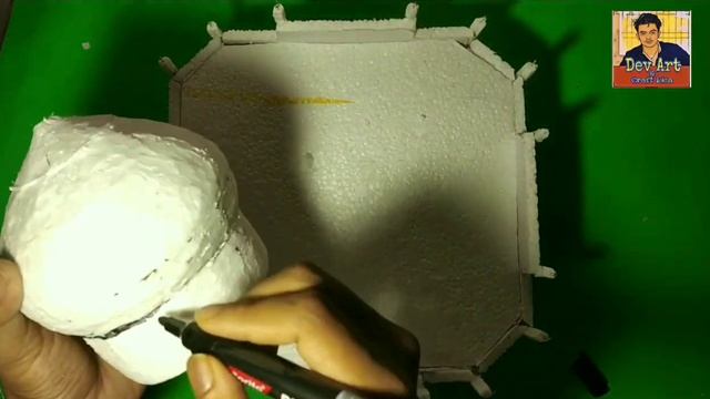 DIY Tajmahal /How To Make A Tajmahal Model Craft For School Project Using Thermocol /craft By Dev