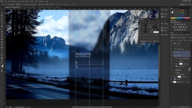 Web Design + Code | Speed Art | Login Screen Part1 - Design смотреть онлайн