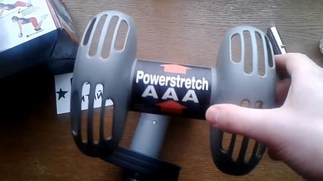 Посылка из китая . Тренажер для похудения (пресса) Power Stretch Roller смотреть онлайн