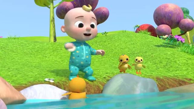 Five Little Ducks! - CoComelon Furry Friends - Animals For Kids