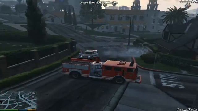 GTA 5 МИССИЯ 56. Пожарная машина (Fire Truck) смотреть онлайн