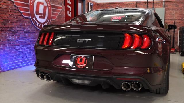 2018-2023 Mustang GT gets Quality Power/Sound: MagnaFlow Cat-Back 3" Street w/4" Quad Tips Install смотреть онлайн