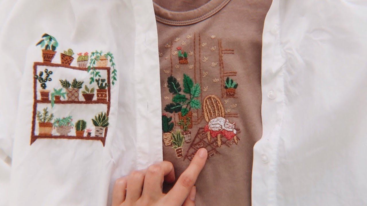 VLOG Законченная вышивка на майке, покупки, разбираю пряжу смотреть онлайн