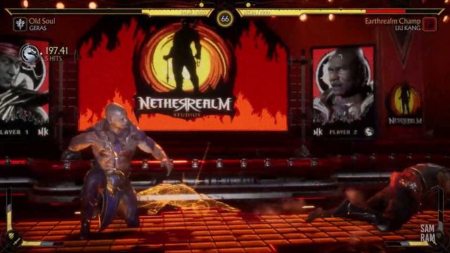 Mortal Kombat 11 - Liu Kang Vs Geras (Very Hard)
