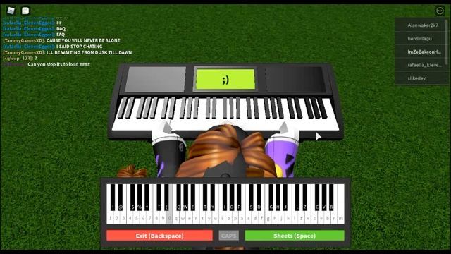 Death By Glamour but its on a roblox piano смотреть онлайн