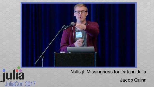 JuliaCon 2017 | Nulls.jl Missingness for Data in Julia | Jacob Quinn смотреть онлайн