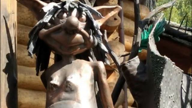 Ворота кованые с изображением мифических существ - эксклюзивная ручная ковка смотреть онлайн