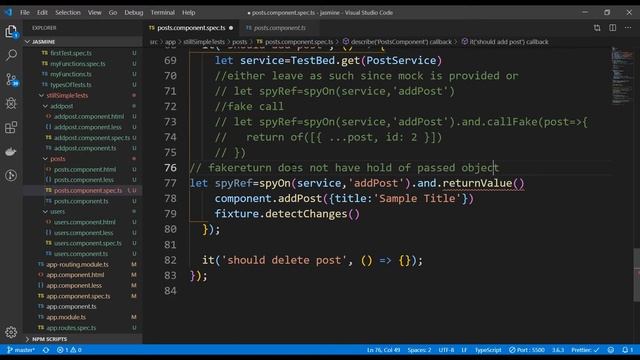 05 Angular Asynchronous Testing | Angular 8 Jasmine & Karma смотреть онлайн