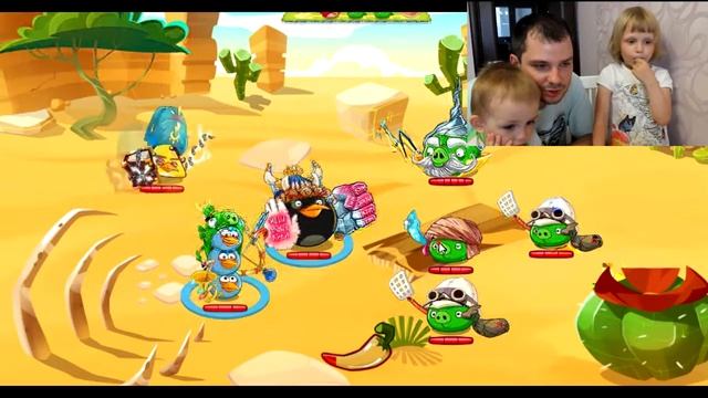 Angry Birds Epic #6 GAMES ON прохождение игры на Android мод игра Google Play дети играют мультик смотреть онлайн