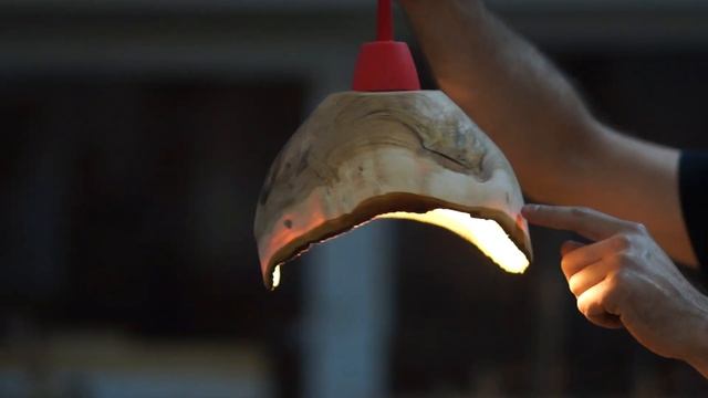 Лампа с абажуром из черёмухи смотреть онлайн